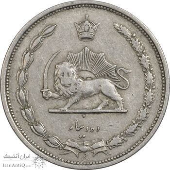 سکه 10 دینار 1310 نیکل - EF40 - رضا شاه