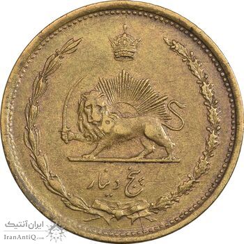 سکه 5 دینار 1316 برنز - 6 تاریخ بزرگ - AU55 - رضا شاه سکه 5 دینار 1316 برنز - 6 تاریخ بزرگ - AU55 - رضا شاه