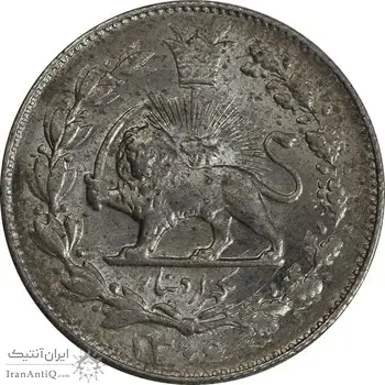سکه 1000 دینار 1306 خطی - MS63 - رضا شاه