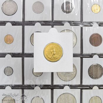 سکه طلا یک پهلوی 1306 تصویری - MS61 - رضا شاه