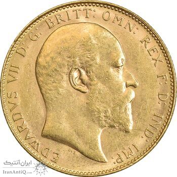 سکه طلا 1 ساورین 1908 ادوارد هفتم - MS61 - انگلیس سکه طلا 1 ساورین 1908 ادوارد هفتم - MS61 - انگلیس