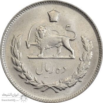 سکه 10 ریال 1350 - MS61 - محمد رضا شاه سکه 10 ریال 1350 - MS61 - محمد رضا شاه