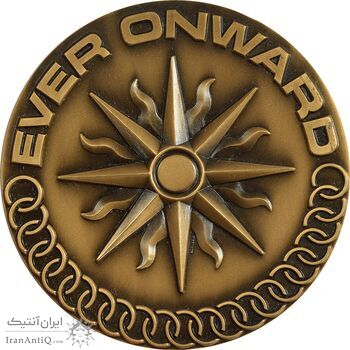 مدال یادبود بازی های آسیایی تهران 1353 (جعبه فابریک) - UNC - محمد رضا شاه