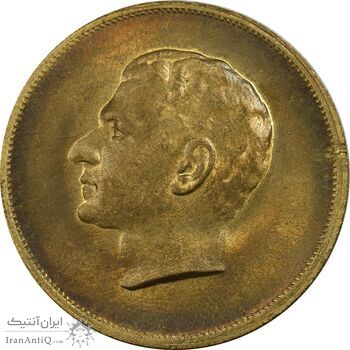 مدال برنز بیست و پنجمین سال سلطنت 1344 - UNC - محمدرضا شاه مدال برنز بیست و پنجمین سال سلطنت 1344 - UNC - محمدرضا شاه