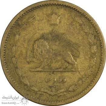 سکه 10 دینار 1315 برنز - F - رضا شاه
