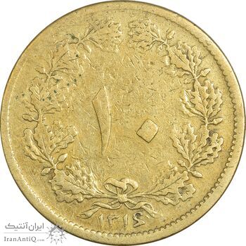 سکه 10 دینار 1316 برنز - VF25 - رضا شاه سکه 10 دینار 1316 برنز - VF25 - رضا شاه