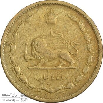 سکه 10 دینار 1318 برنز - VF35 - رضا شاه سکه 10 دینار 1318 برنز - VF35 - رضا شاه