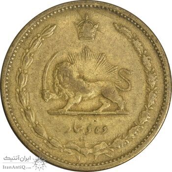 سکه 10 دینار 1319 برنز - VF30 - رضا شاه