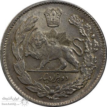 سکه 2000 دینار 1323 تصویری - MS61 - مظفرالدین شاه سکه 2000 دینار 1323 تصویری - MS61 - مظفرالدین شاه