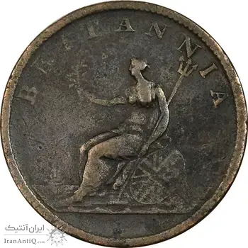 سکه 1/2 پنی 1807 جرج سوم - VF30 - انگلستان