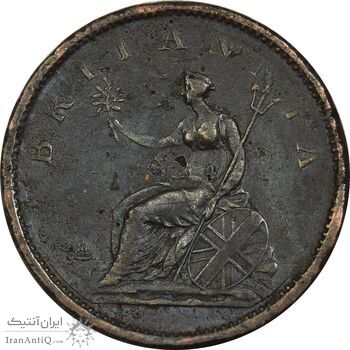 سکه 1 پنی 1807 جرج سوم - VF30 - انگلستان