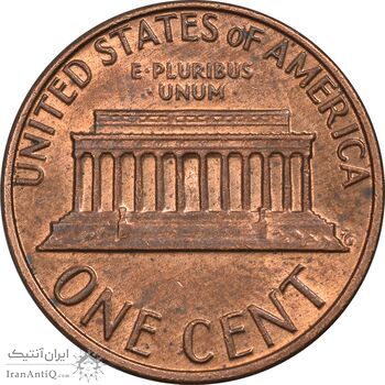 سکه 1 سنت 1980D لینکلن - AU50 - آمریکا