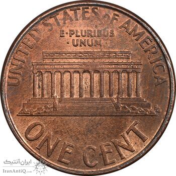 سکه 1 سنت 1996D لینکلن - AU58 - آمریکا