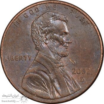سکه 1 سنت 2002D لینکلن - AU58 - آمریکا سکه 1 سنت 2002D لینکلن - AU58 - آمریکا