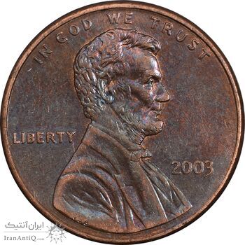 سکه 1 سنت 2003D لینکلن - AU55 - آمریکا