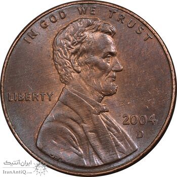 سکه 1 سنت 2004D لینکلن - MS61 - آمریکا