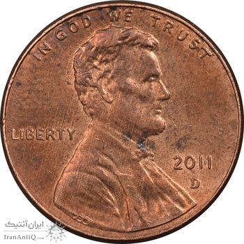 سکه 1 سنت 2011D لینکلن - MS62 - آمریکا سکه 1 سنت 2011D لینکلن - MS62 - آمریکا