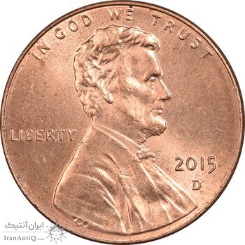 سکه 1 سنت 2015D لینکلن - MS63 - آمریکا