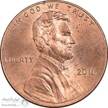 سکه 1 سنت 2016 لینکلن - MS62 - آمریکا