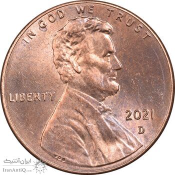 سکه 1 سنت 2021D لینکلن - MS62 - آمریکا