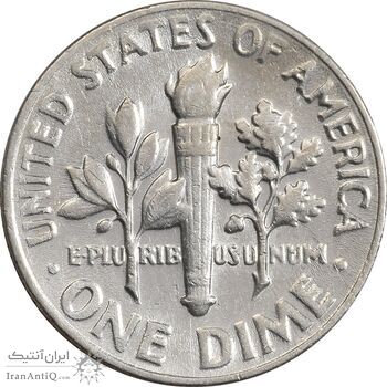 سکه 1 دایم 1965 روزولت - AU50 - آمریکا سکه 1 دایم 1965 روزولت - AU50 - آمریکا