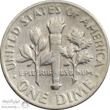 سکه 1 دایم 1966 روزولت - EF45 - آمریکا سکه 1 دایم 1966 روزولت - EF45 - آمریکا