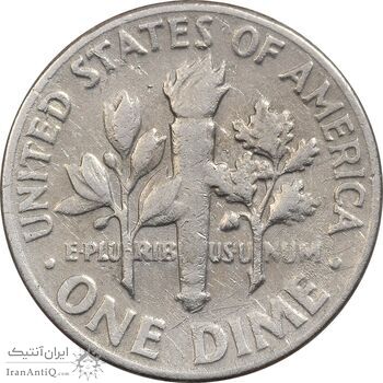 سکه 1 دایم 1973D روزولت - EF40 - آمریکا سکه 1 دایم 1973D روزولت - EF40 - آمریکا