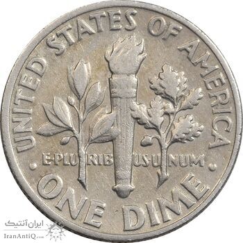 سکه 1 دایم 1977 روزولت - VF35 - آمریکا