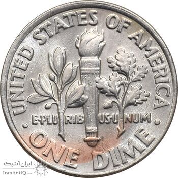 سکه 1 دایم 2001P روزولت - MS62 - آمریکا