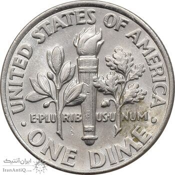 سکه 1 دایم 2002D روزولت - AU58 - آمریکا سکه 1 دایم 2002D روزولت - AU58 - آمریکا