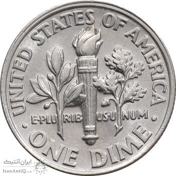 سکه 1 دایم 2003P روزولت - AU55 - آمریکا