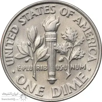 سکه 1 دایم 2007P روزولت - MS61 - آمریکا