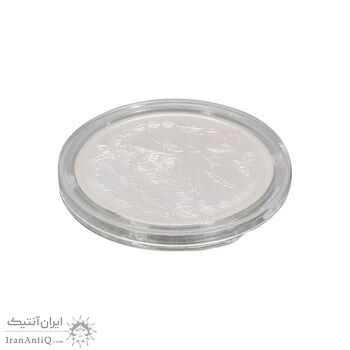 مدال نقره یادبود هشتاد و پنجمین سالگرد تاسیس بانک ملی ایران - UNC - جمهوری اسلامی