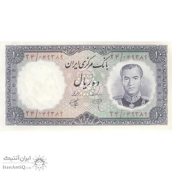 اسکناس 10 ریال 1340 - تک - UNC63 - محمد رضا شاه