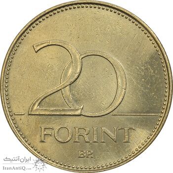 سکه 20 فورینت 2018 جمهوری - AU58 - مجارستان سکه 20 فورینت 2018 جمهوری - AU58 - مجارستان