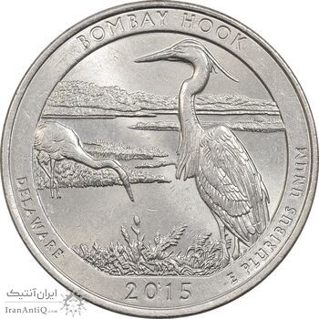 سکه کوارتر دلار 2015P بمبئی هوک - MS62 - آمریکا