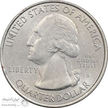 سکه کوارتر دلار 2016D جنگل ملی شاونی - AU58 - آمریکا سکه کوارتر دلار 2016D جنگل ملی شاونی - AU58 - آمریکا