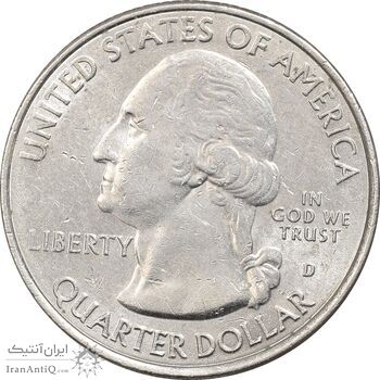 سکه کوارتر دلار 2014D (پارک ملی آرچز) - AU58 - آمریکا