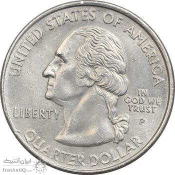 سکه کوارتر دلار 2000P ایالتی (ماساچوست) - MS61 - آمریکا