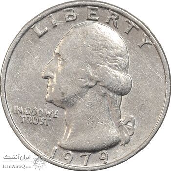 سکه کوارتر دلار 1979 واشنگتن - EF40 - آمریکا سکه کوارتر دلار 1979 واشنگتن - EF40 - آمریکا