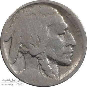 سکه 5 سنت بوفالو (تاریخ نامشخص) - VF30 - آمریکا