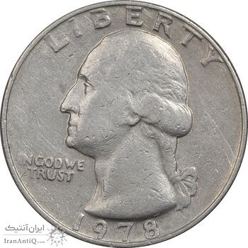 سکه کوارتر دلار 1978 واشنگتن - VF35 - آمریکا