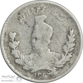 سکه 500 دینار 1326 تصویری (6 بزرگ) - VF30 - محمد علی شاه سکه 500 دینار 1326 تصویری (6 بزرگ) - VF30 - محمد علی شاه