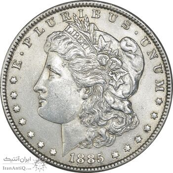 سکه یک دلار 1885 مورگان - MS62 - آمریکا سکه یک دلار 1885 مورگان - MS62 - آمریکا