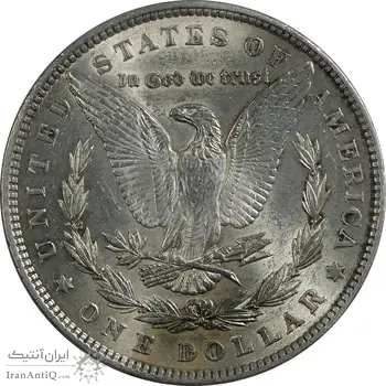 سکه یک دلار 1885 مورگان - MS62 - آمریکا