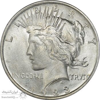 سکه یک دلار 1923 صلح - MS63 - آمریکا سکه یک دلار 1923 صلح - MS63 - آمریکا