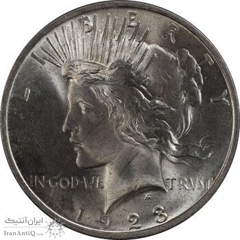 سکه یک دلار 1923 صلح - MS63 - آمریکا سکه یک دلار 1923 صلح - MS63 - آمریکا