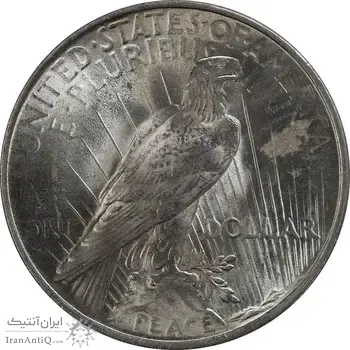 سکه یک دلار 1923 صلح - MS63 - آمریکا