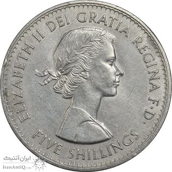 سکه 5 شیلینگ 1960 نمایشگاه بریتانیا - الیزابت دوم - AU55 - انگلستان سکه 5 شیلینگ 1960 نمایشگاه بریتانیا - الیزابت دوم - AU55 - انگلستان