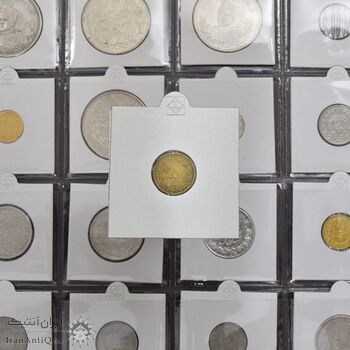 سکه 5 دینار 1316 برنز (6 تاریخ بزرگ) - VF35 - رضا شاه